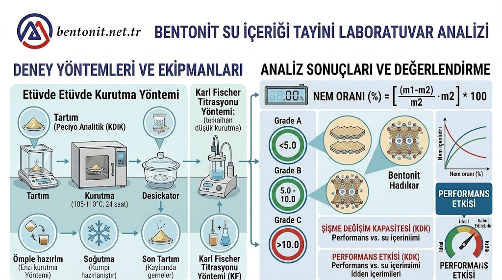 Su İçeriği Tayini - ASTM D2216 • ISO 17892-1 • TSE